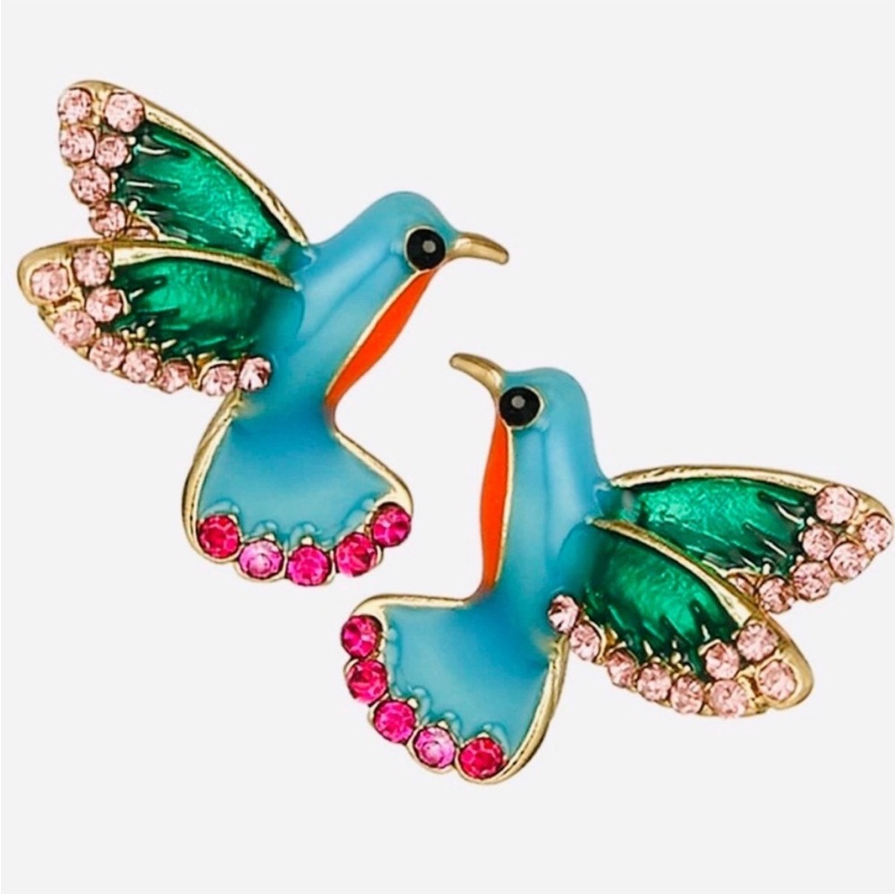 Kate Spade New York Scenic Route Hummingbird Stud Earrings